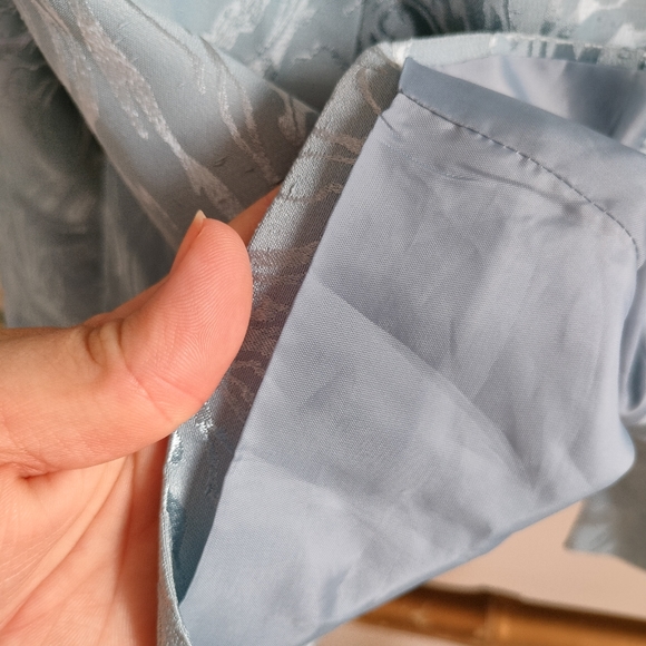 Light Blue Brocade Blazer - Picture 7 of 14